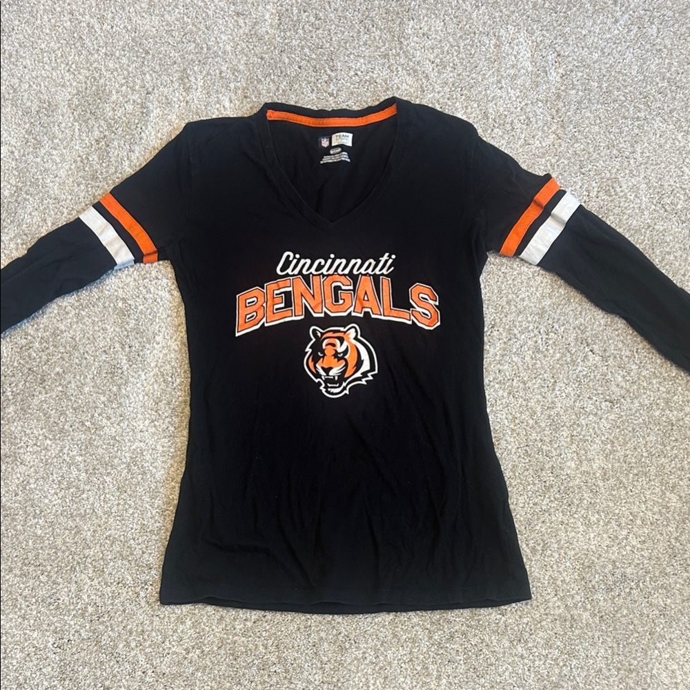 NFL Team Apparel Women’s Small Bengals Long Sleeve